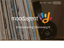 Tablet Screenshot of moodagent.com